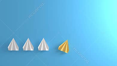 Concept of adaptation or strategic choice. 3D Rendering.