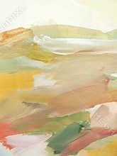 Abstract modern painting background. Modern summer landscape