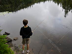 Boy Fishing