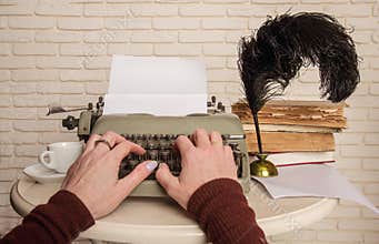 Author old typewriter