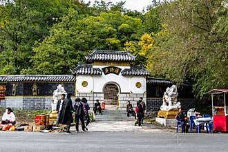 Scenic view of Ivory Mountain Hot Spring Resort in Tieling