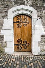 Christ Church Cathedral door, Dublin, Ireland