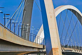 The JK Bridge in Brasilia