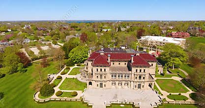 Newport aerial view, Rhode Island, USA