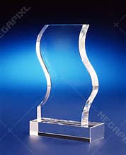Crystal Award Plaque