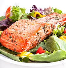 Salmon salad