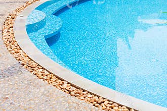 Shallow water poolside