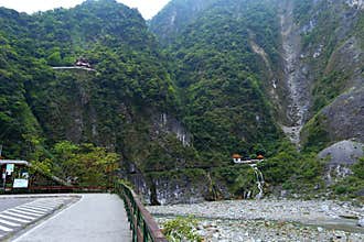 Eternal Spring Shrine Changchun Shrine in Taroko national park in Hualien