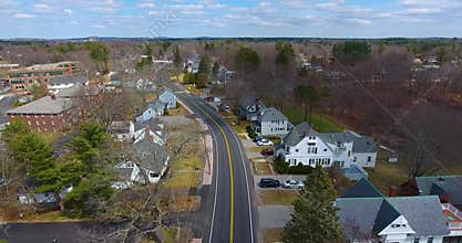 Chelmsford town center, Massachusetts, USA