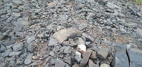 Bigg black rocks stones Bild foundation stock photo