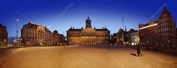 Dam Square in Amsterdam