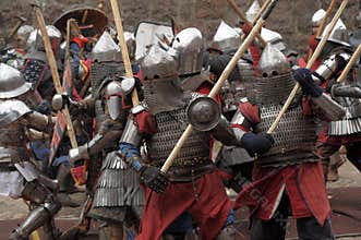 Medieval battle