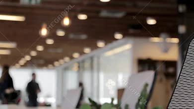 Office background surrounding working place