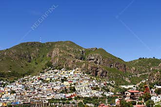 Panoramic view of Pachuca city, hidalgo, mexico I