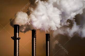 Coal Plant Smoke Stacks