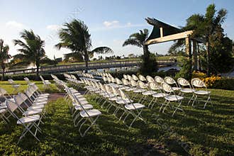 Tropical outdoor amphitheater