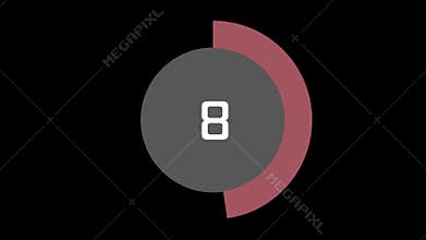 15 second workout timer countdown clock stopwatch in the style of Pamela Reif