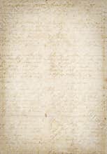 Antique vintage textured paper with script