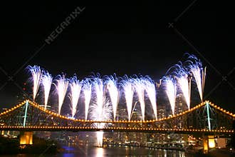 Fireworks with Copyspace