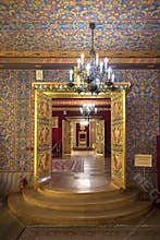 The wooden palace of Tsar Aleksey Mikhailovich in Kolomenskoye in Moscow, Russia
