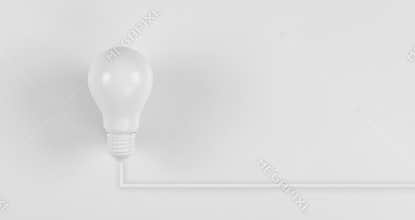 Light bulb, idea innovation concept