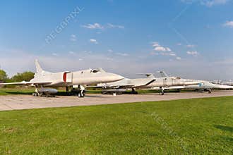 Several Tupolev Tu-22 planes