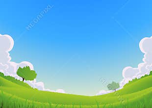 Spring And Summer Landscape - Wide Angle