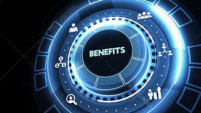 Employee benefits help to get the best human resources. Business concept