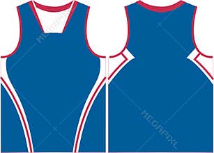 Basketball Singlet Fit Jersey Illustration Vectors