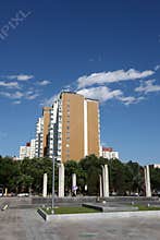 Buildings and plaza