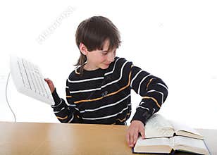 Boy does not want to read