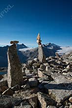 Tonale, Italian Alps, dramatic mountain landscape.