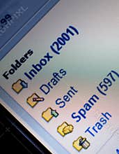 Unread mail and spam