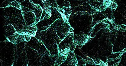 abstract video background micro biology dna virus particles laboratory