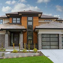 Fancy Modern Residence Fraser Valley Home Exterior House Grand Dwelling Custom Design