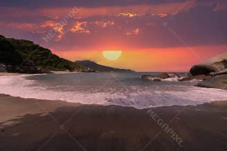 Beaches of Tayrona National Natural Park in Santa Marta