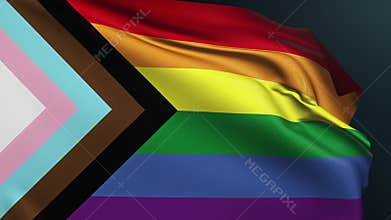 rainbow flag lgbt rights gay progress pride symbol