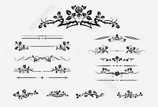 Vintage decor set