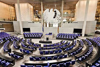 Parliament bundestag room Reichstag berlin