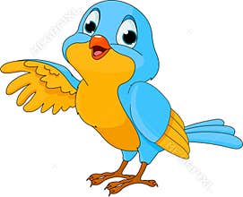 Cute Cartoon Bird