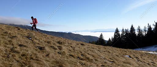 Ascent to Suchy, Mala Fatra, Slovakia
