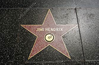 The star of legendar musician Jimi Hendrix