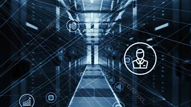 Business, Technology, Internet and network concept. CRM Customer Relationship Management