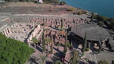 Capernaum church in Tiberias Israel