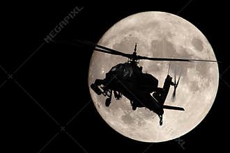 Apache in the Moonlight