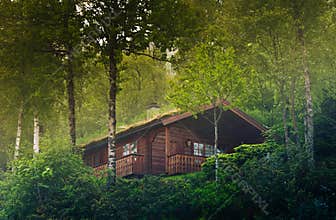 House in the Norway forest