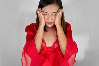 Female with poor mental health