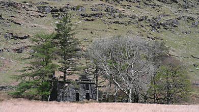 Destination scenics at Cwmorthin Slate Quarry at Blaenau Ffestiniog