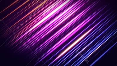 Abstract Sweet Purple Colorful Diagonal Straight Parallel Streaking Light Beams