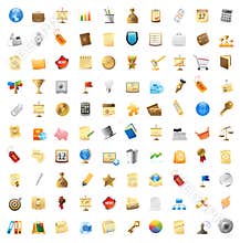 Icons for business and finance